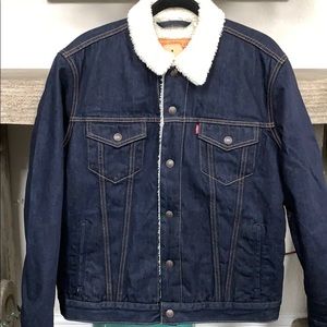 Levi’s Sherpa Denim Jacket NWT